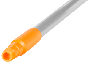 Vikan Aluminium Handle 1460mm - orange threaded hygiene handle for cleaning tools.