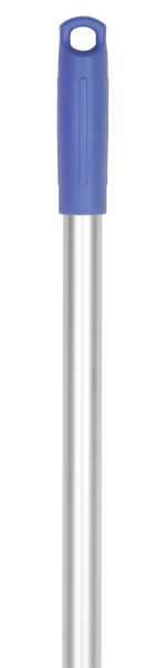Vikan Aluminium Handle - 1460mm hygiene handle with a purple grip and Ø25mm thread.