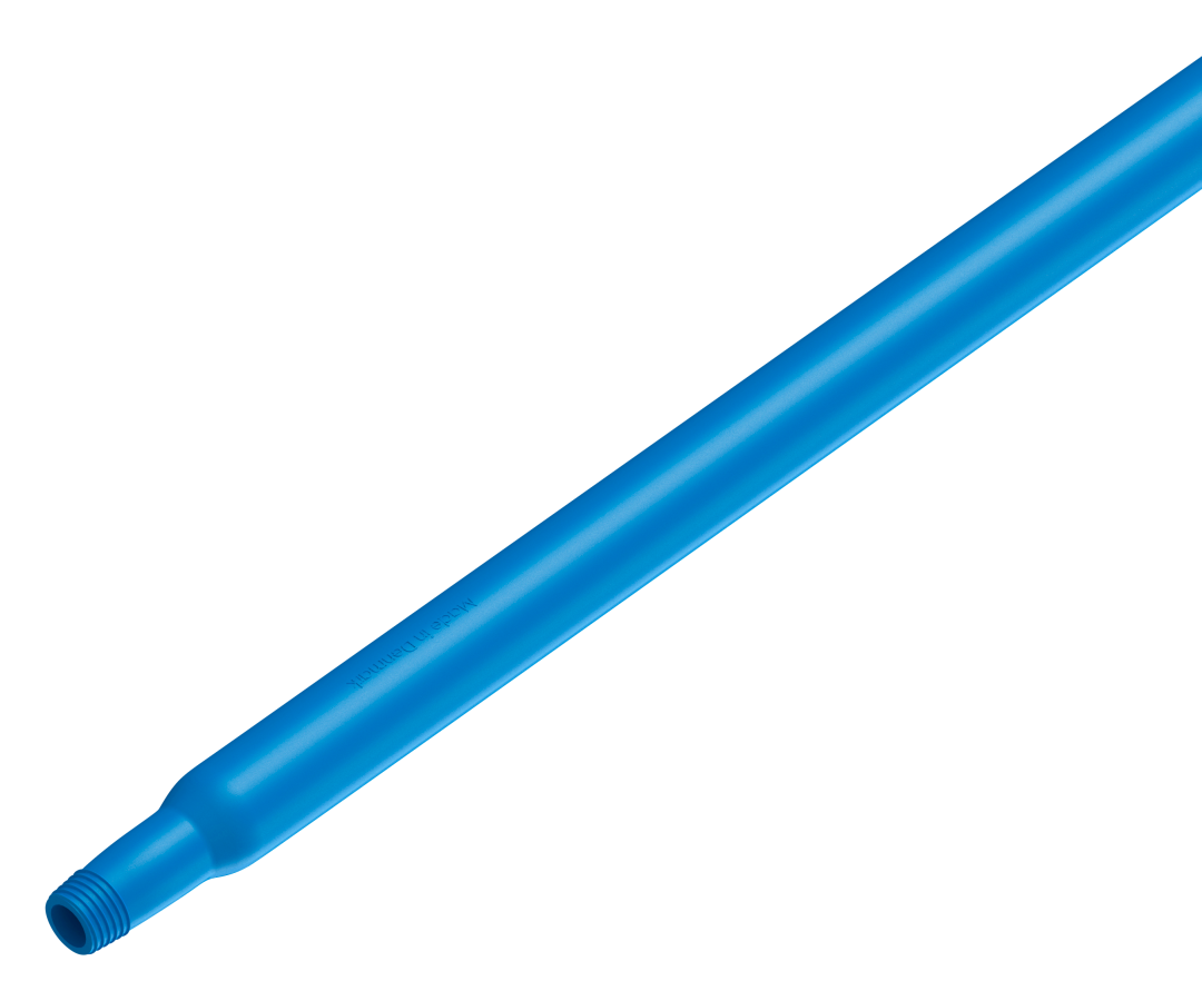 Vikan Ultra Hygiene Handle 1700mm Blue – food-safe cleaning handle for hygiene applications.