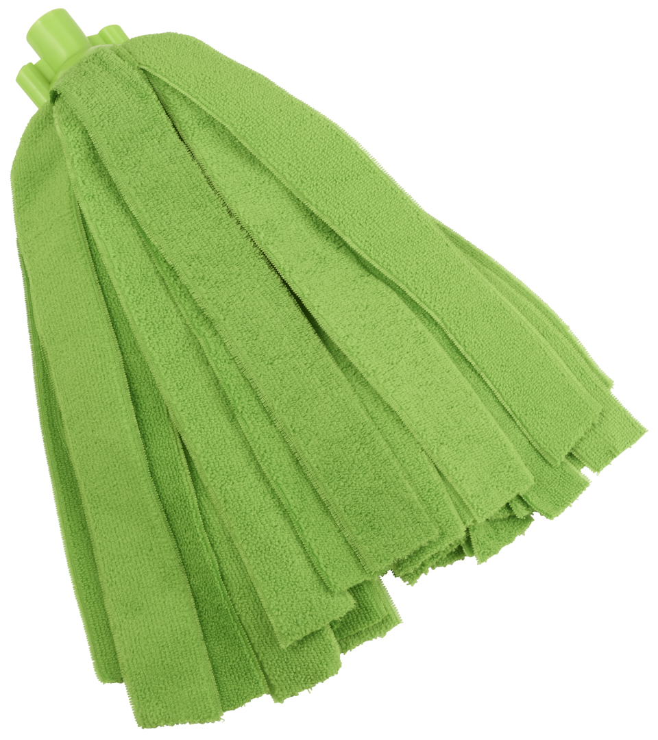 Vikan Microfibre Socket Mop in green, designed for professional cleaning.