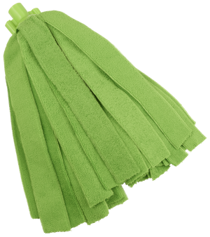 Vikan Microfibre Socket Mop in green, designed for professional cleaning.