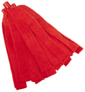Vikan Microfibre Socket Mop in red, designed for professional cleaning use.
