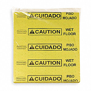 Over The Spill Refills 25 Pack - FG425200YEL | Rubbermaid Safety Spill Pads