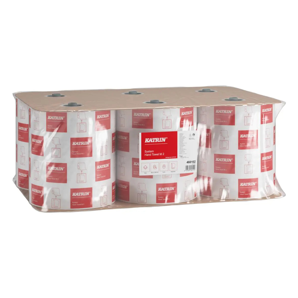 Katrin Classic System Roll Towel M2 460102 | 2-Ply | 6 Rolls | FSC-Certified