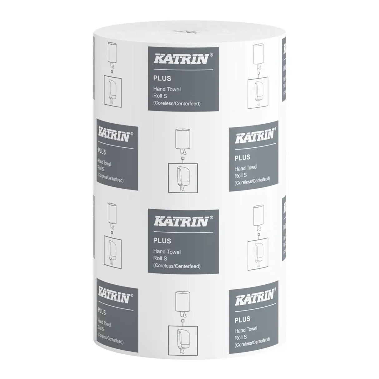 Katrin S Coreless Mini Centrefeed | White | 110m | 475218 / 460263