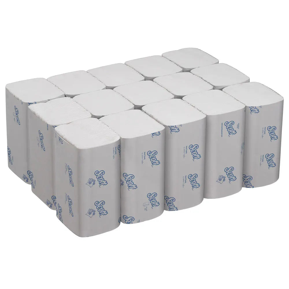 Scott Essential Interfold Hand Towel – 15 packs of 340 towels each.