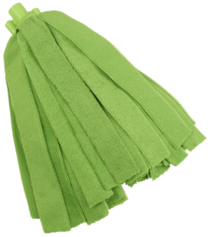 Vikan Microfibre Socket Mop in green, designed for professional cleaning.