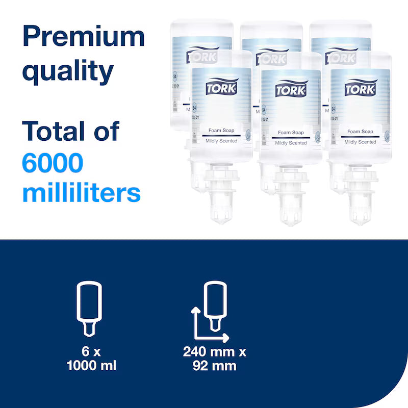 Tork Mild Foam Soap 6x1L S4 520501