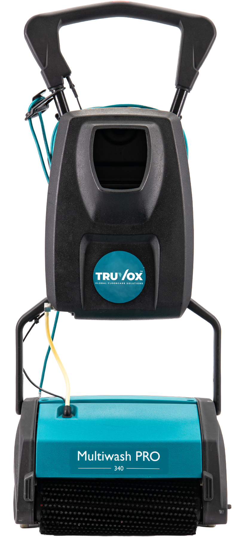 Truvox Multiwash MW340 Scrubber Dryer – compact floor cleaning machine with handle.
