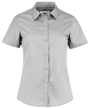 Women's poplin shirt short sleeve