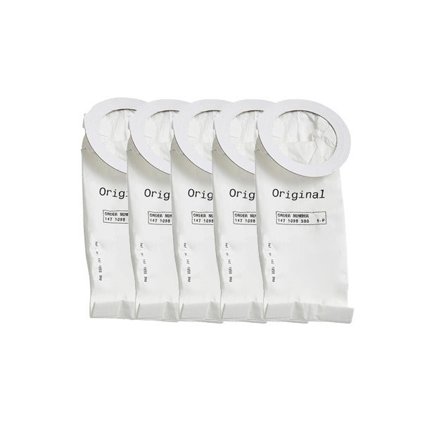 Nilfisk GD5 Dust Bag Kit – five genuine replacement vacuum bags in packaging.