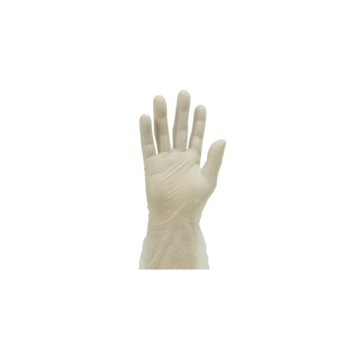 Large vinyl powder-free glove for Jangro Professional, pack of 100.