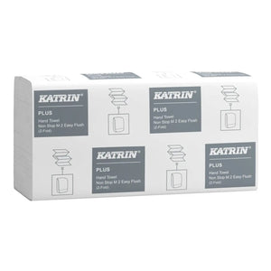 Katrin Plus 61624 Non Stop M2 EasyFlush Narrow | 2400 Sheets | White