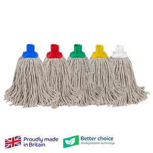 Exel 200g PY Mop in red, part of a multi-colored mop set.