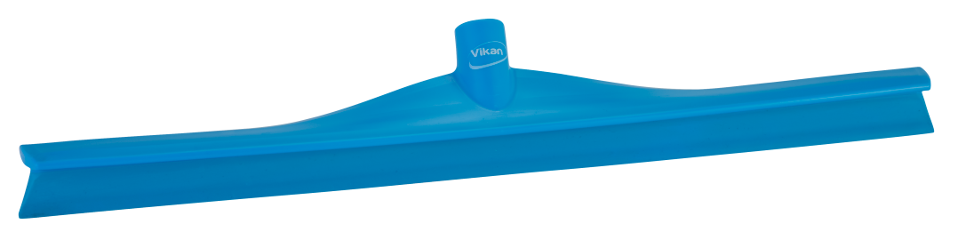 Vikan Ultra Hygiene Squeegee 600mm Blue - food safe floor cleaning tool.