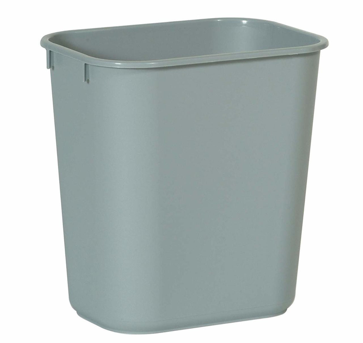 Rubbermaid Rectangular Wastebasket 12.9L Grey (Pack of 12) - FG295500GRAY | Durable Office Waste Bins