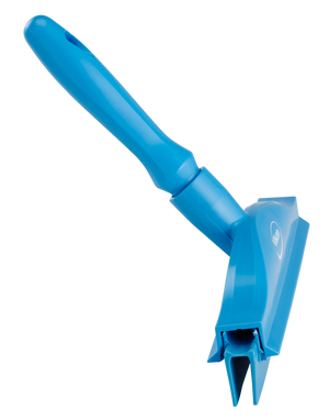 Vikan Hand Squeegee 250mm Blue - double-blade hygienic cleaning tool.
