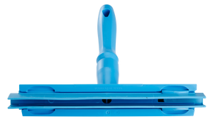 Vikan Hand Squeegee 250mm Blue - double-blade hygienic cleaning tool.