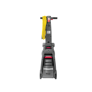 Bissell DC100 Compact Carpet Cleaner with upholstery kit, featuring a yellow power cord.