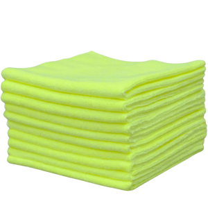 Heavy Duty Microfibre Cloth – Yellow 40x40cm | General Purpose Cleaning Cloth