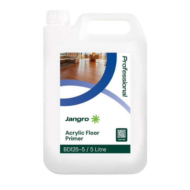 Jangro Acrylic Floor Primer 5L – professional floor sealer and primer packaging.