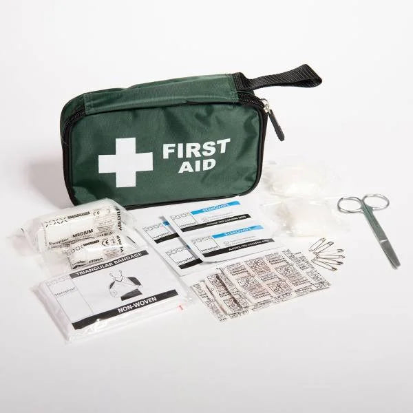 Steroplast Vehicle First Aid Kit - HSE compliant bag with various medical supplies.