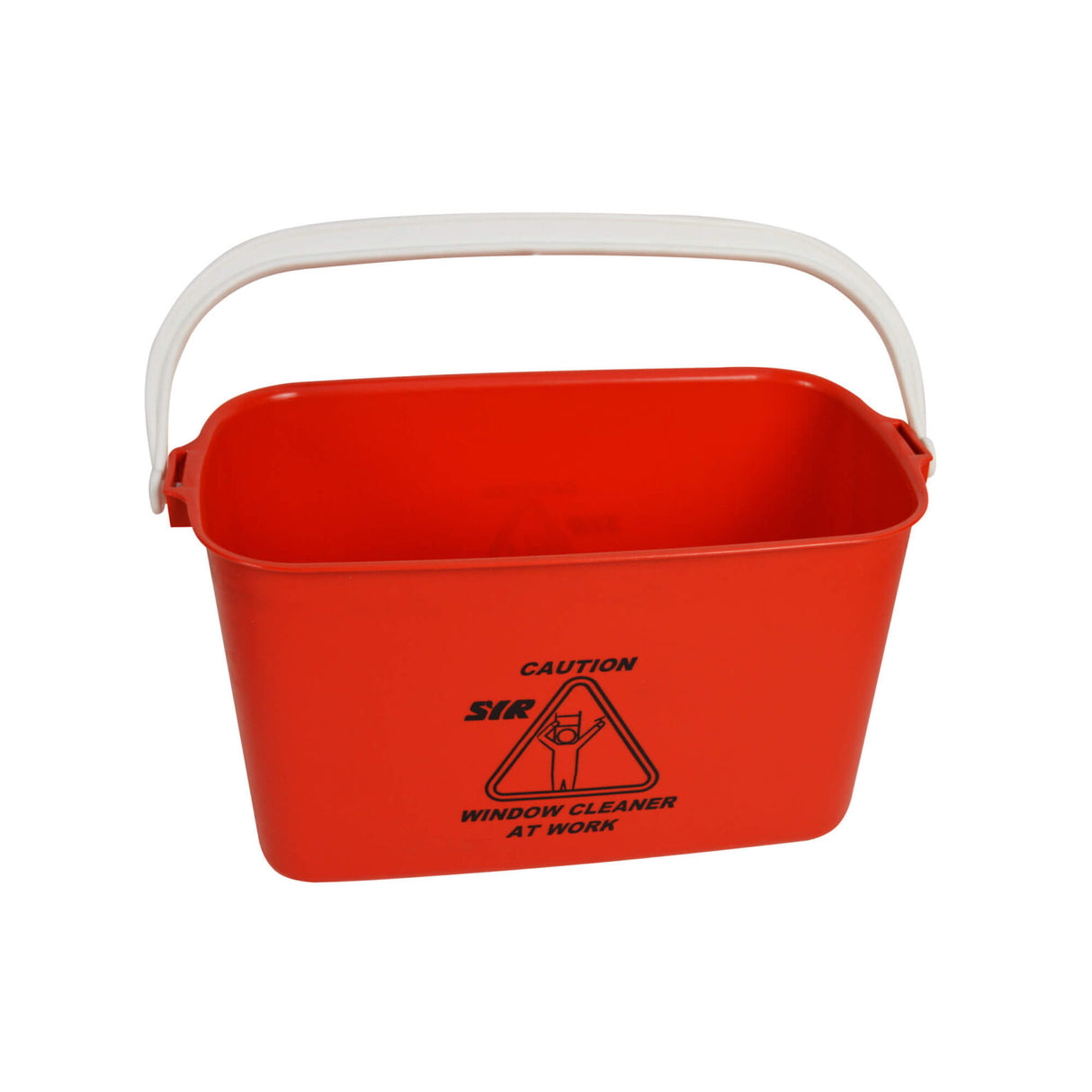 Oblong Window Bucket Red | 821102 | Durable Professional Cleaning Bucket
