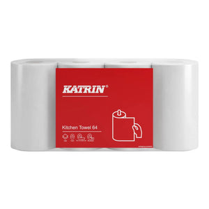 Katrin Classic 87075 Kitchen Roll | 32 Rolls | 2-Ply White Paper