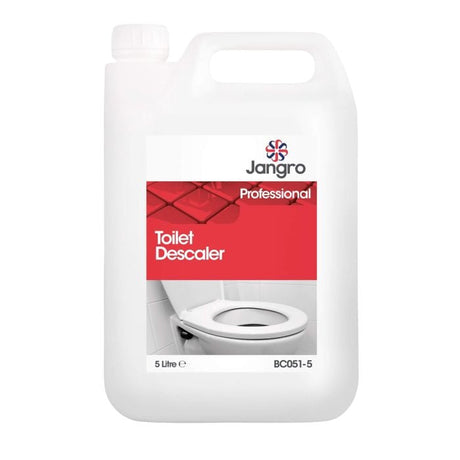 Jangro Toilet Descaler 5L – professional cleaning product in a 5-litre bottle.