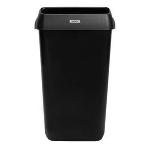 Katrin Waste Bin With Lid | 25 Litre | Black | 2 Pack | 92261 | Compact & Hygienic