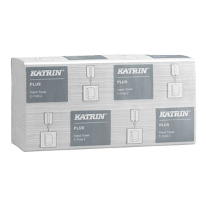 Katrin Plus C-Fold Hand Towels 2-Ply | 92512 | 1600 Sheets per Case