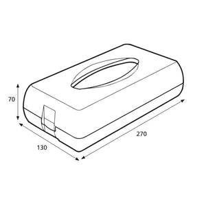 Katrin Facial Tissue Dispenser 92629 | White | Durable & Hygienic