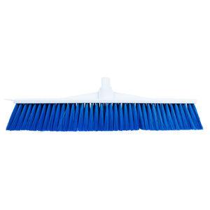Large Heavy Duty Soft Broom 50cm Blue - 992296 | Colour‑Coded Soft Bristle Broom