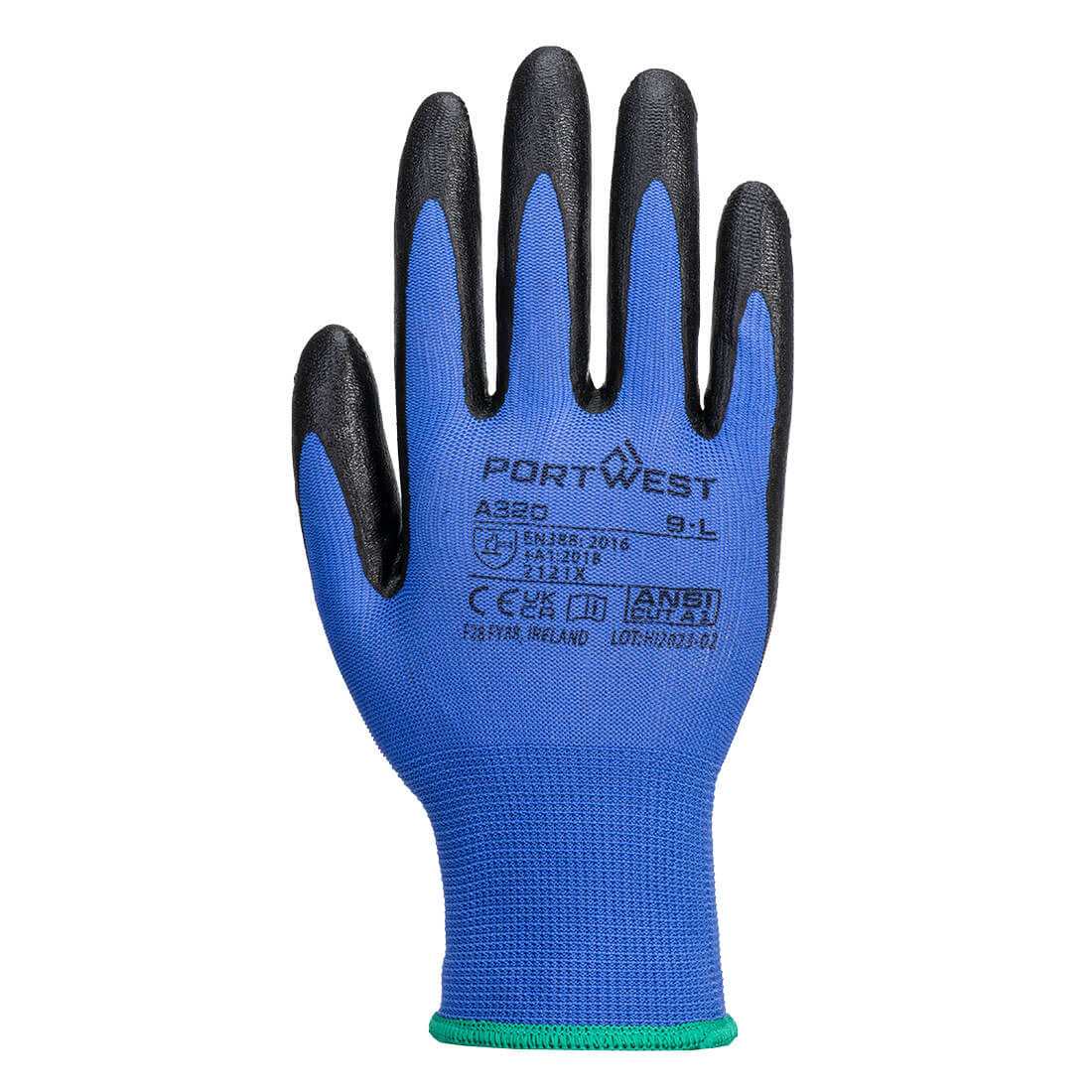 Dexti-Grip Glove Blue Size 8/M - A320 | Lightweight Precision Work Glove