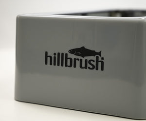 Automatic Shoe Cover Dispenser AD1 - DG115 with logo on a gray background.
