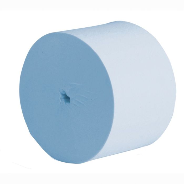 Jangro Coreless Centrefeed Roll 150m Blue 2 Ply – dispenser paper roll.