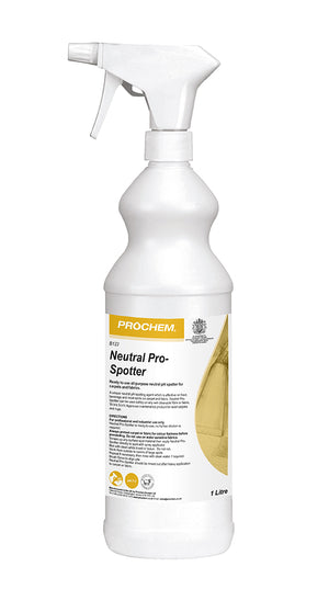 Prochem Neutral Pro Spotter 1L - B122‑01 | Neutral pH Professional Carpet & Upholstery Spotter