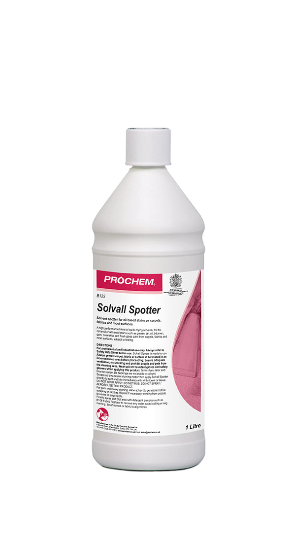 Prochem Solvall Spotter B123-01 | 1L Oil-Based Stain Remover