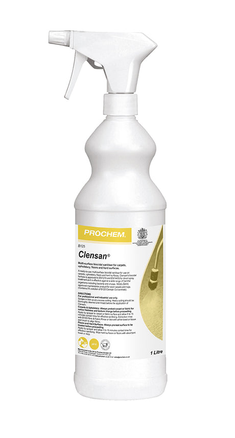 Prochem Clensan Duo SpringFresh 1L – carpet and upholstery sanitiser and deodoriser.