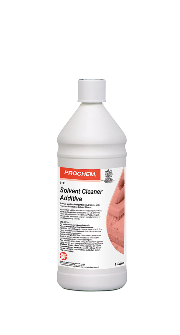 Prochem Solvent Cleaner Additive 1L - professional solvent boosting additive for cleaning.