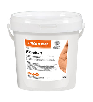 Prochem Fibrebuff – professional carpet dry powder cleaner and refresher packaging.