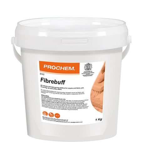 Prochem Fibrebuff – professional carpet dry powder cleaner and refresher packaging.