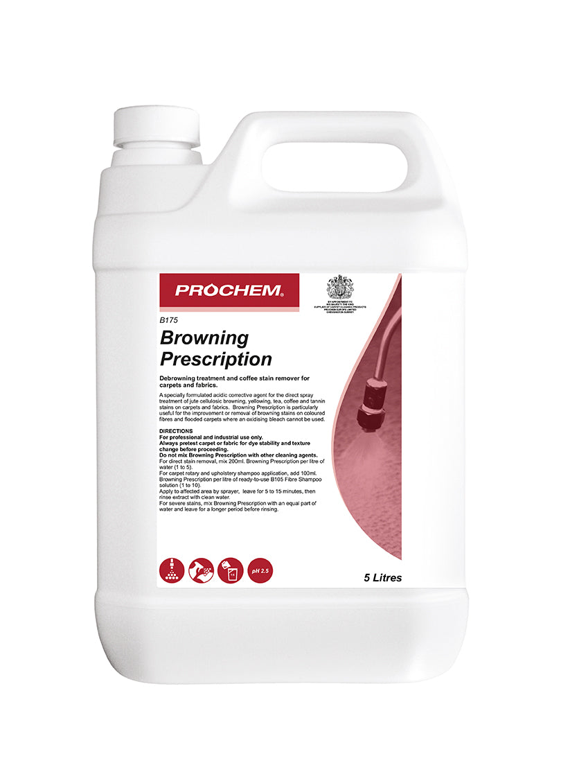 Prochem Browning Prescription 5L – B175 | Anti-Browning & Tannin Stain Remover