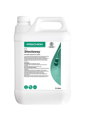 Prochem Shockaway 5L | Anti-Static Carpet Treatment & Cleaner B194-05