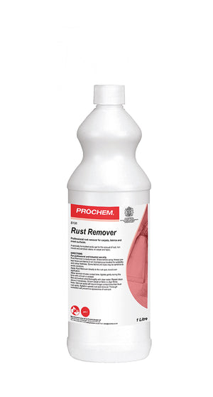Prochem Rust Remover 1L - professional stain remover for carpets and fabrics.