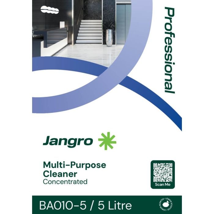 Jangro Multi Purpose Cleaner 5L - Concentrated Citrus Degreaser | BA010-5