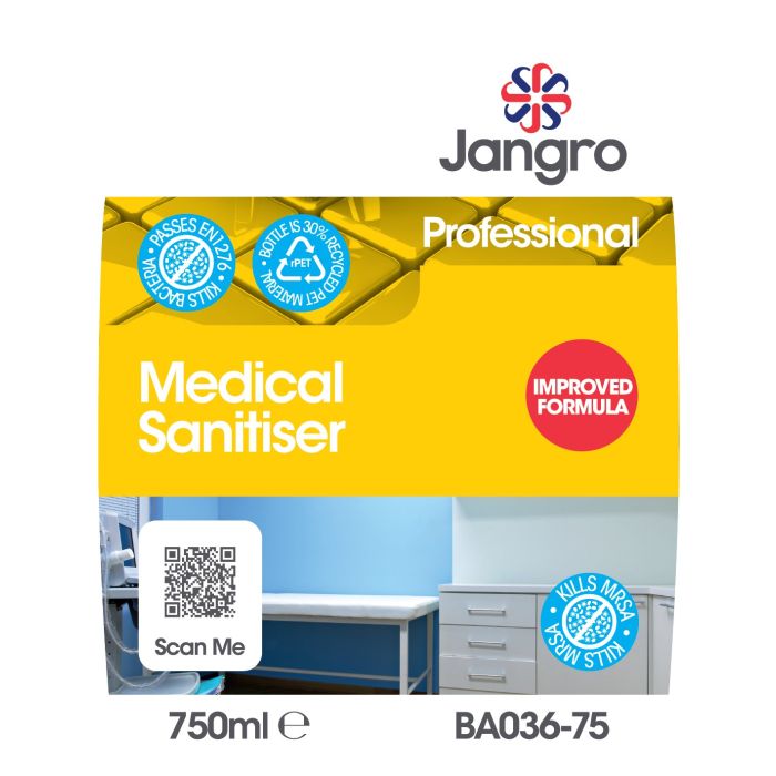 Jangro Medical Sanitiser 750ml – BA036-75 | High-Level Surface Disinfectant