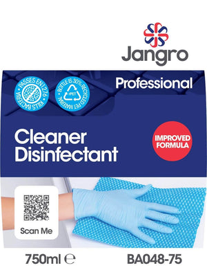 Jangro Cleaner Disinfectant 750ml - Non-Bleach Multi-Surface Sanitiser | BA048-75