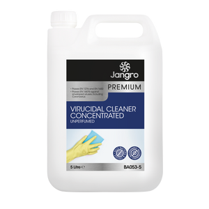 Jangro Virucidal Unperfumed Cleaner 5L (BA053-5 C500) | Powerful Fragrance-Free Disinfectant