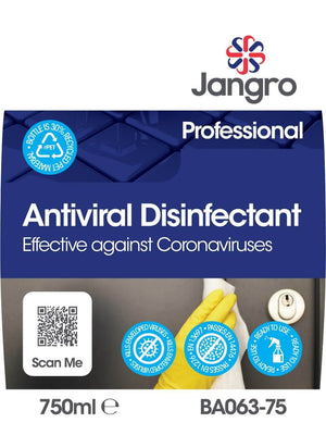 Jangro Antiviral Disinfectant 750ml - Dual Brand | Kills 99.99% of Germs | BA063-75